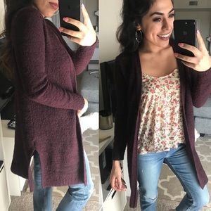 Halogen Sweaters - Long Violet Sweater Halogen Sweaters - Long Violet Sweater